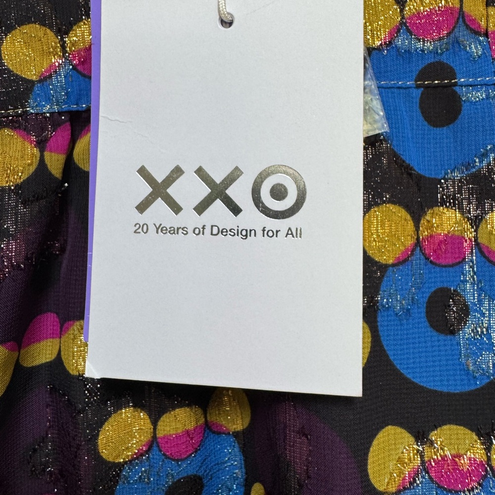 Anna Sui Colorful Patterned Mini Dress. 20th anniversary target collab - Picture 9 of 12